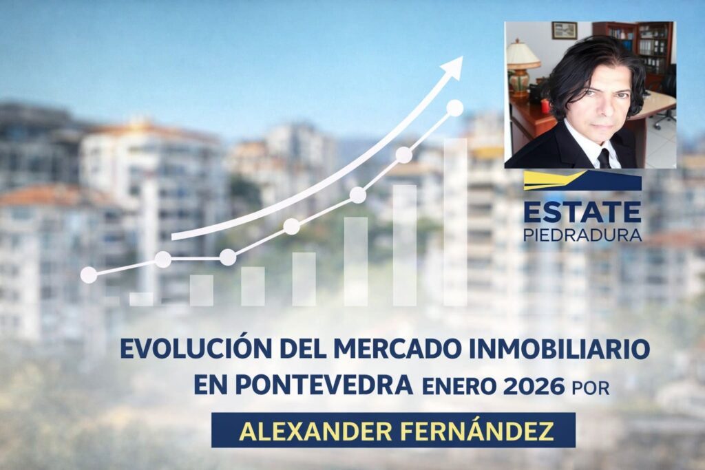 Evolución del mercado inmobiliario en Pontevedra enero 2026 por Alexander Fernández