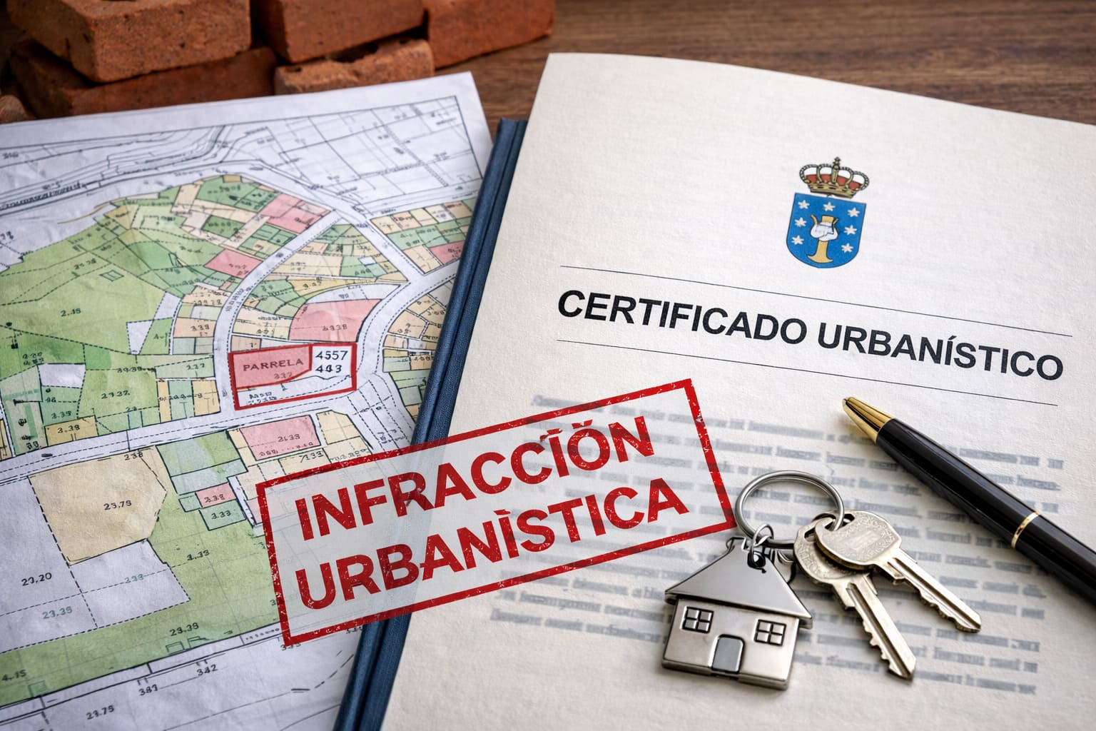 Alexander Fernández gestionando el certificado de infracción urbanística Galicia