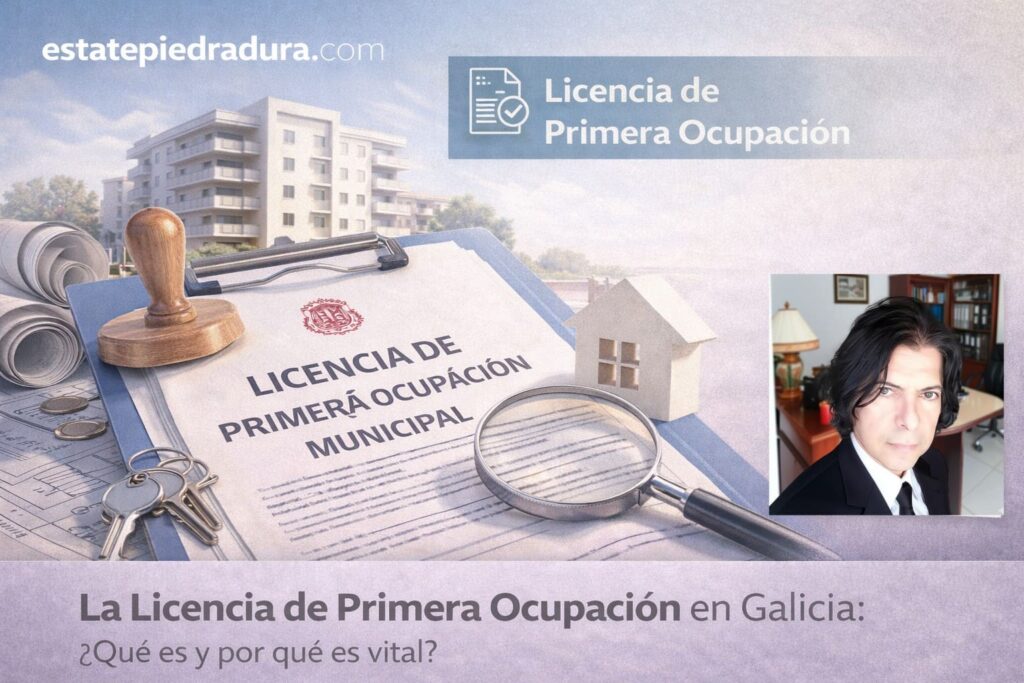 Documento de Licencia de Primera Ocupación municipal para viviendas en Galicia