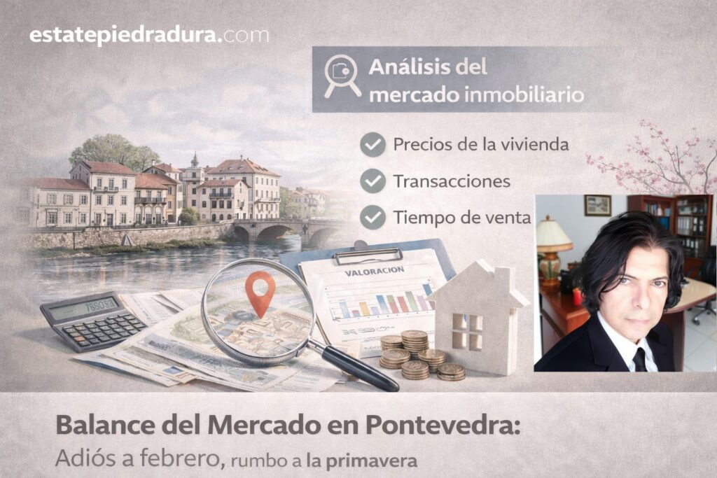 : Resumen de tendencias y actividad del mercado inmobiliario en Pontevedra febrero 2026