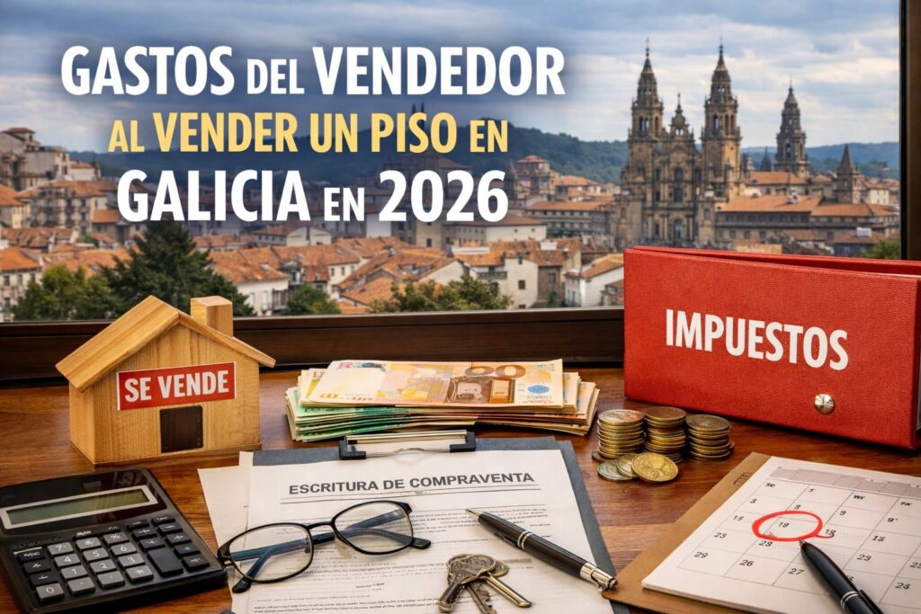 Gastos del vendedor al vender un piso en Galicia en 2026