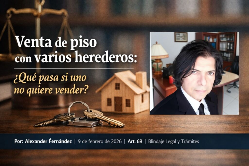 Mediación legal para vender piso con varios herederos en Galicia por Alexander Fernández